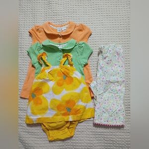 Green and Orange Baby Matching Set
